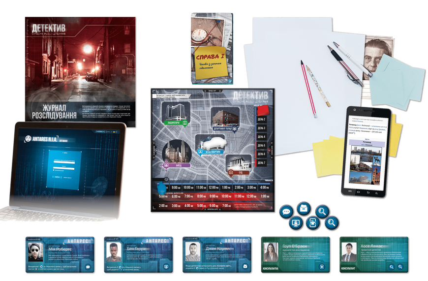 Настільна гра Детектив. Сучасне розслідування (Detective: A Modern Crime Board Game) GKCH174dt фото