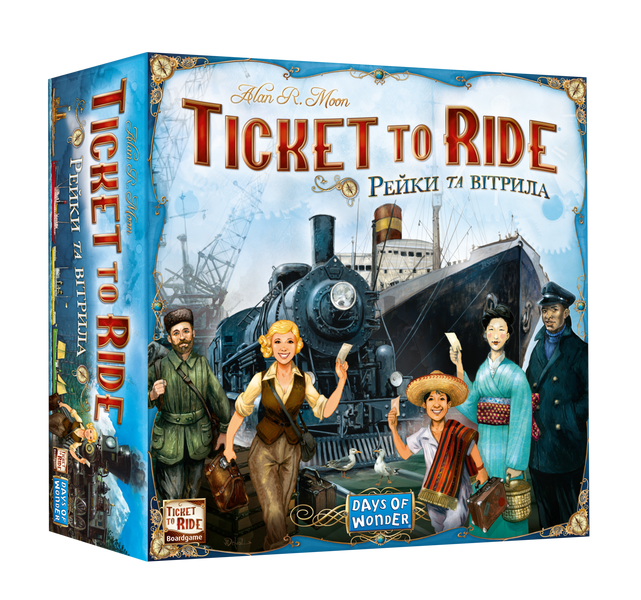 Настільна гра Квиток на потяг - Рейки та вітрила (Ticket to Ride - Rails & Sails) LOB2333UA фото