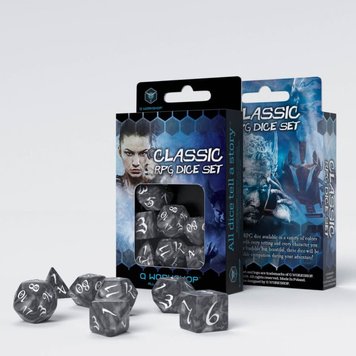 Набір кубиків Classic RPG Smoky & white Dice Set (7) Дайси SCLE78 фото