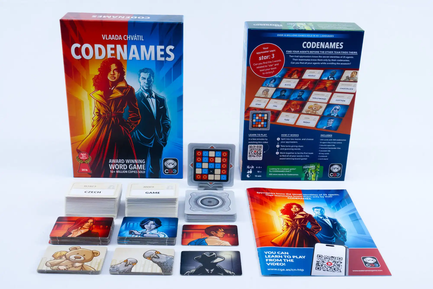 Настільна гра Кодові імена: гра слів (Codenames) 2025 feel83501 фото