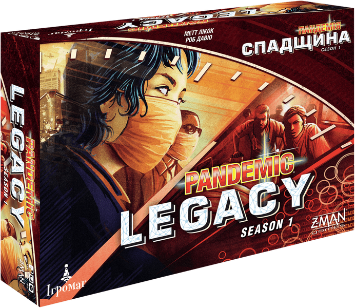 Настільна гра. Пандемія. Спадщина. Сезон 1 (Червона коробка) (Pandemic Legacy: Season 1) igromopt91 фото